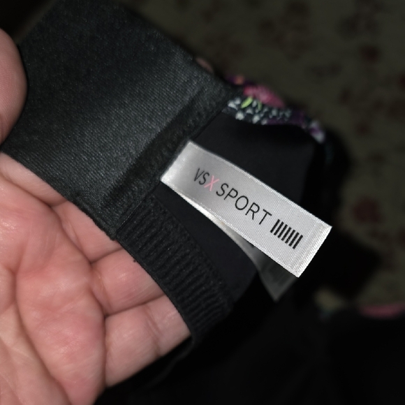 VSX Black and Pink Sports Bra Intimates - Picture 5 of 8